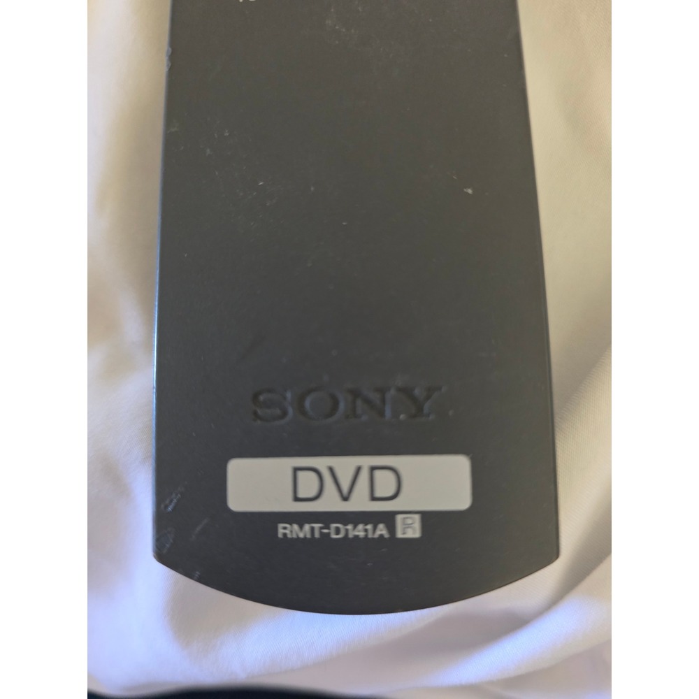 Sony RMT-D141A DVD Player Remote Control Black Genuine OEM Replacement - Picture 2 of 2